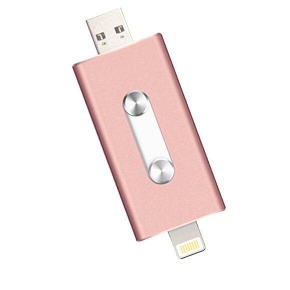 Acuvar 64GB Mobile USB Flash Drive for i-Phone, i-Pad and Most USB Devices - Picture 1 of 8